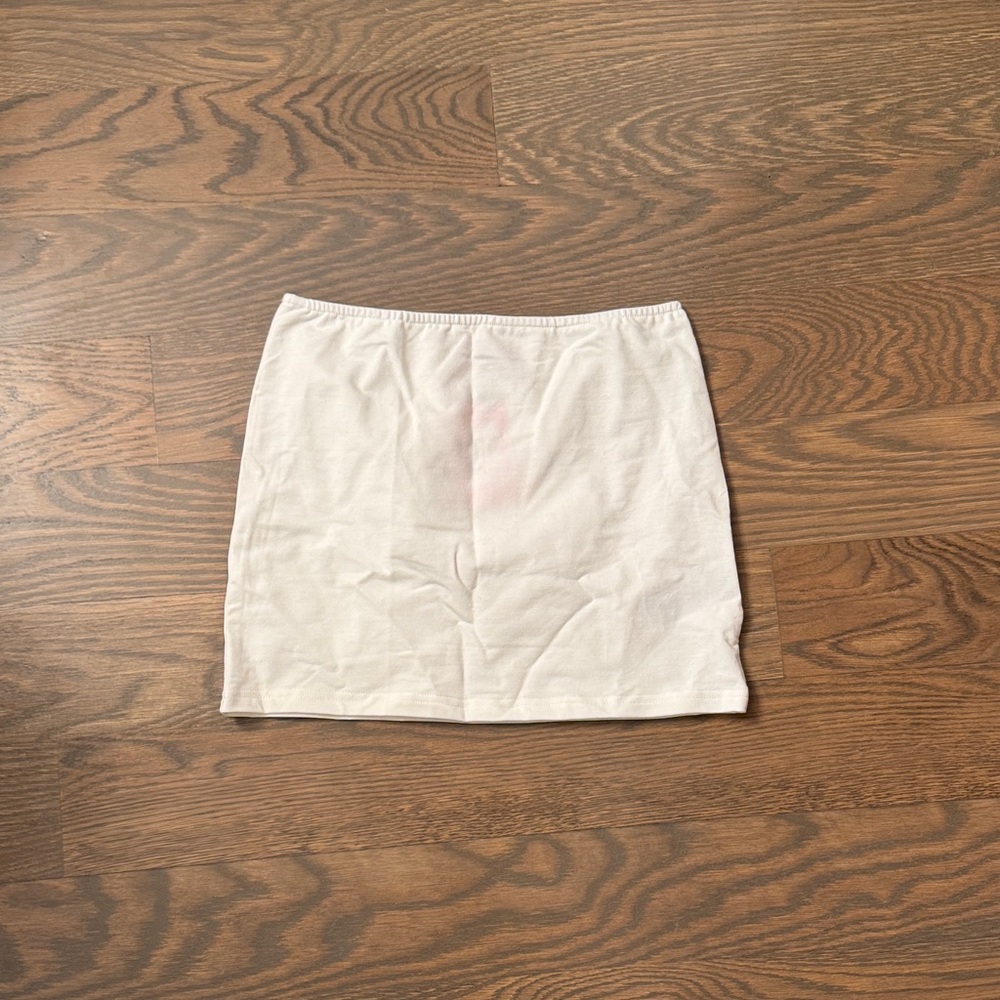 White Mini Skirt